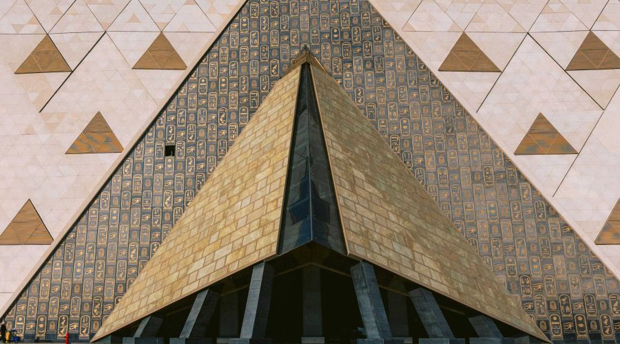 grand egyptian museum outside view