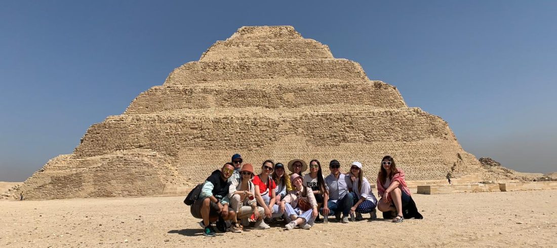 step pyramids of saqqara group photo