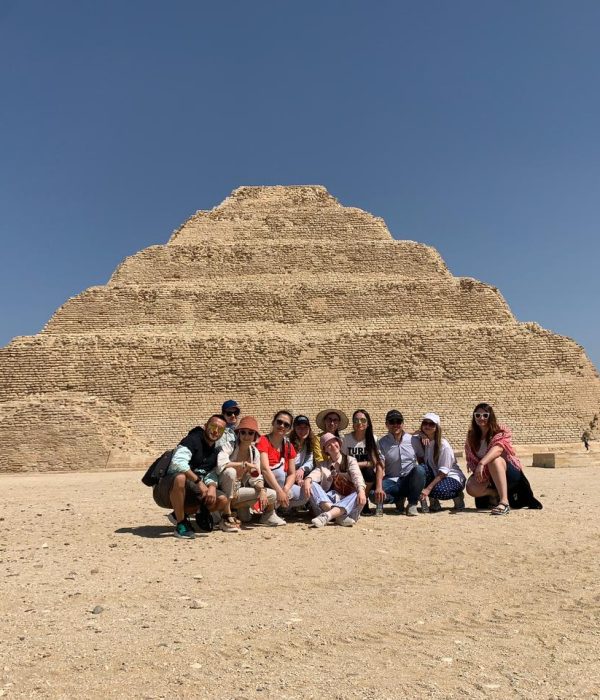 step pyramids of saqqara group photo
