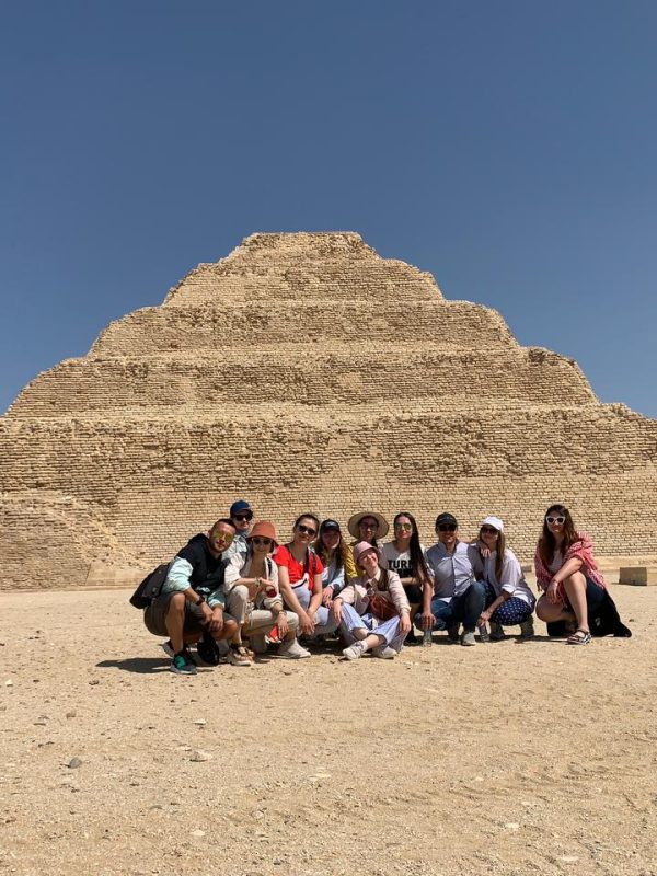 step pyramids of saqqara group photo