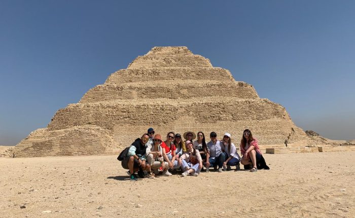 step pyramids of saqqara group photo