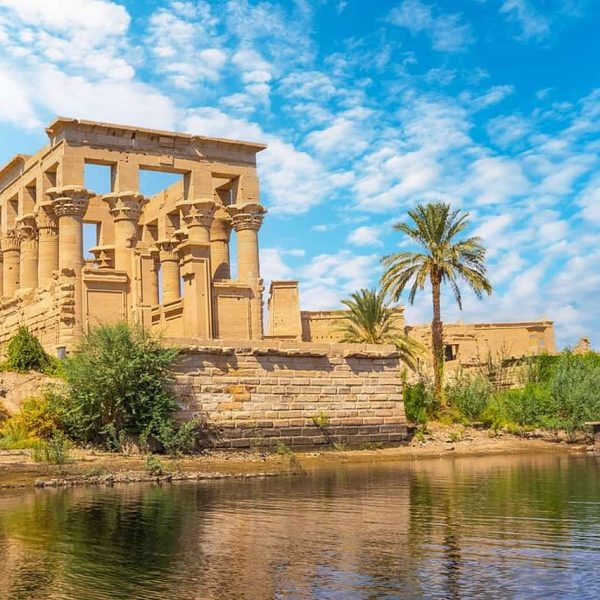aswan phialea temple view from boat