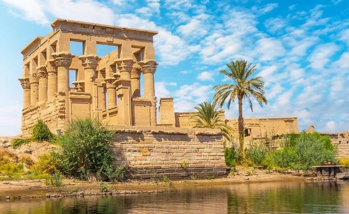 aswan phialea temple view from boat