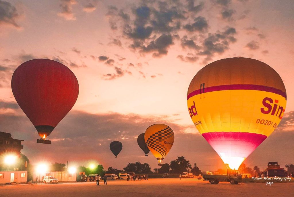 Best time to visit Egypt: hot air balloons over Luxor’s West Bank at sunrise in winter