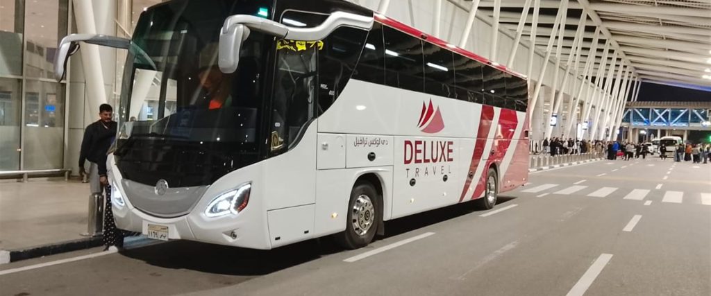 Deluxe Travel Egypt coach for group transfers in Egypt