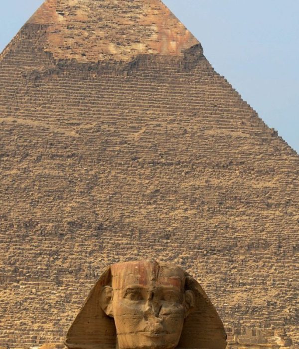 The Great Sphinx and the Pyramids of Giza