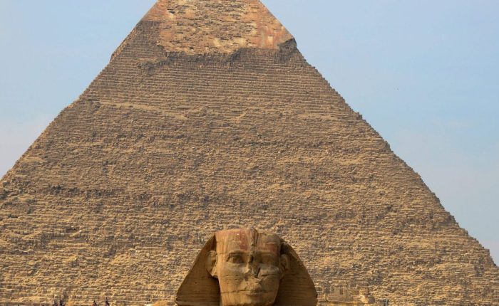 The Great Sphinx and the Pyramids of Giza