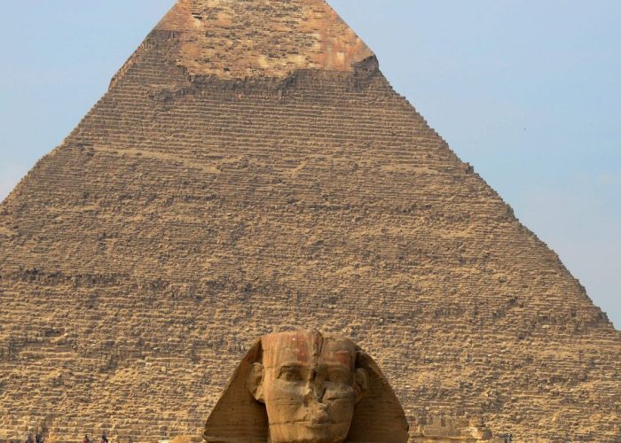 The Great Sphinx and the Pyramids of Giza