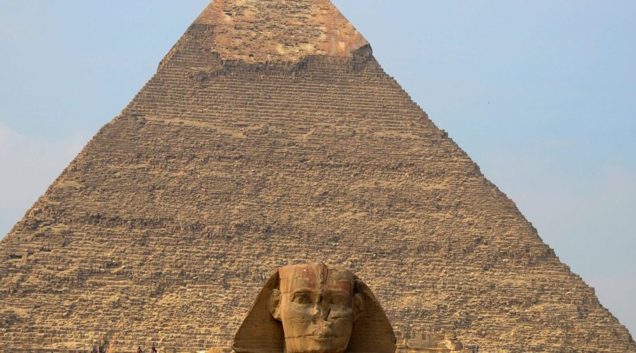 The Great Sphinx and the Pyramids of Giza