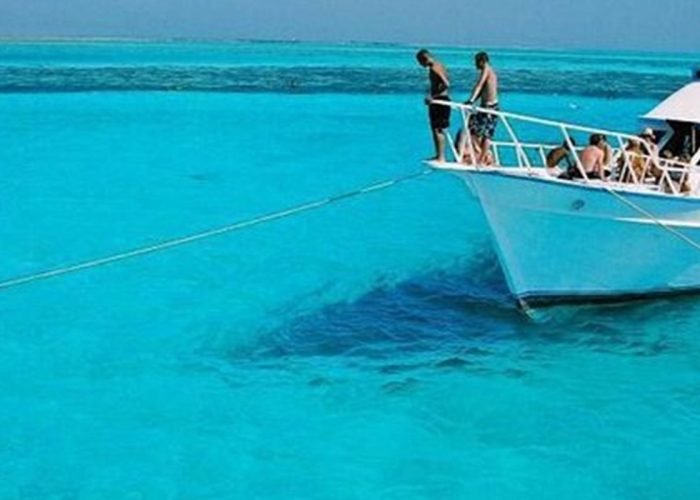 Boat trip on the turquoise Red Sea, Hurghada