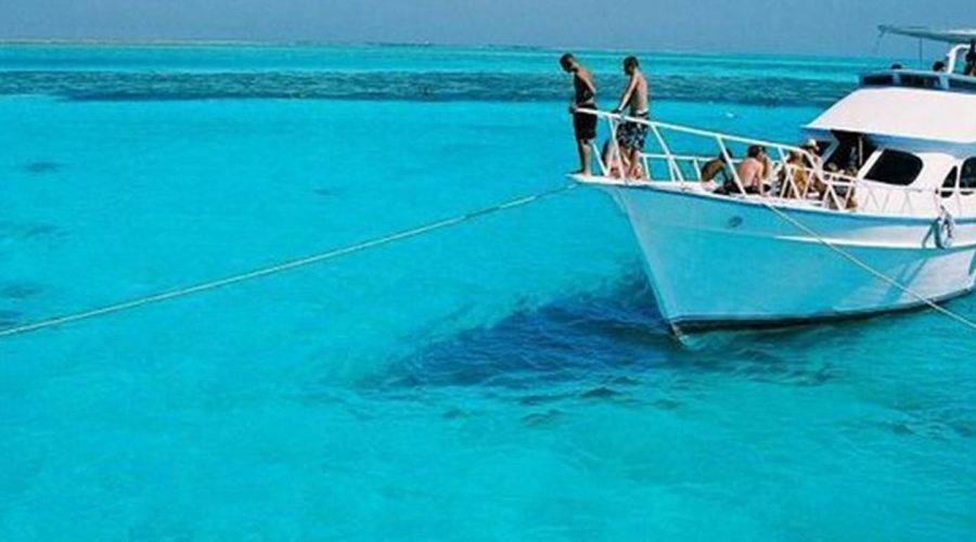 Boat trip on the turquoise Red Sea, Hurghada