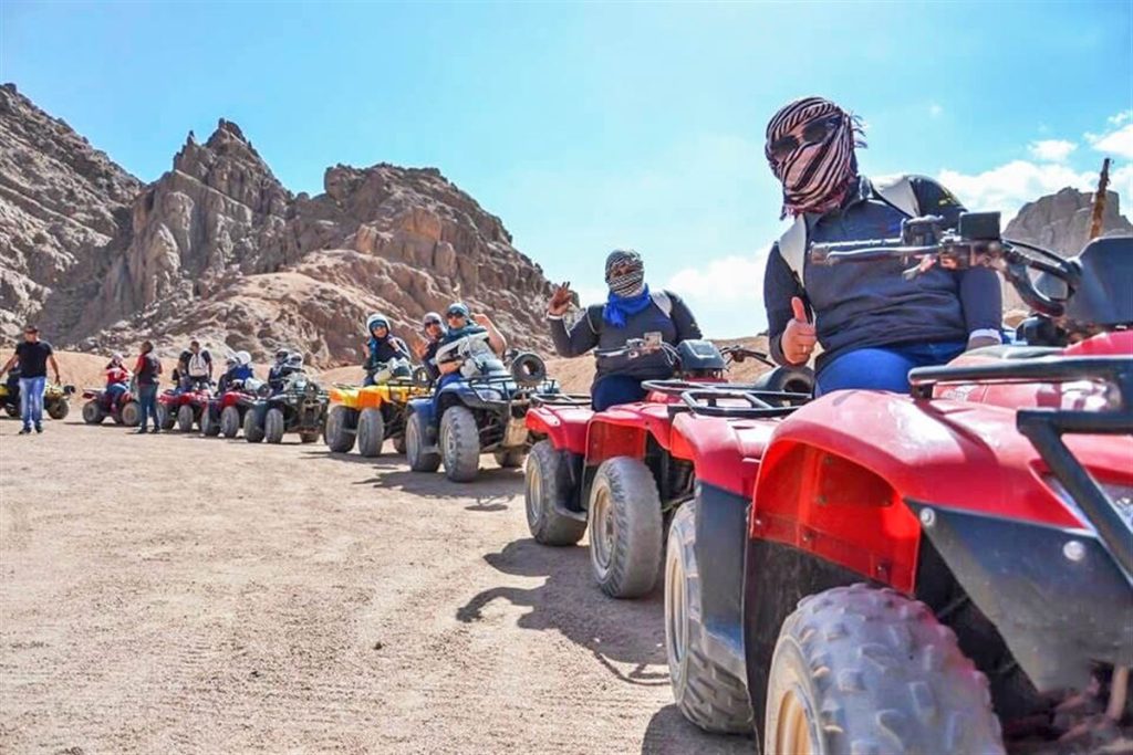 Quad safari in the Sinai mountains near Sharm El Sheikh