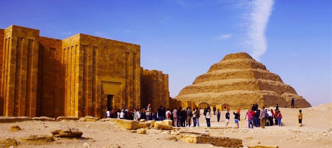 Step Pyramid of Djoser at Saqqara near Cairo