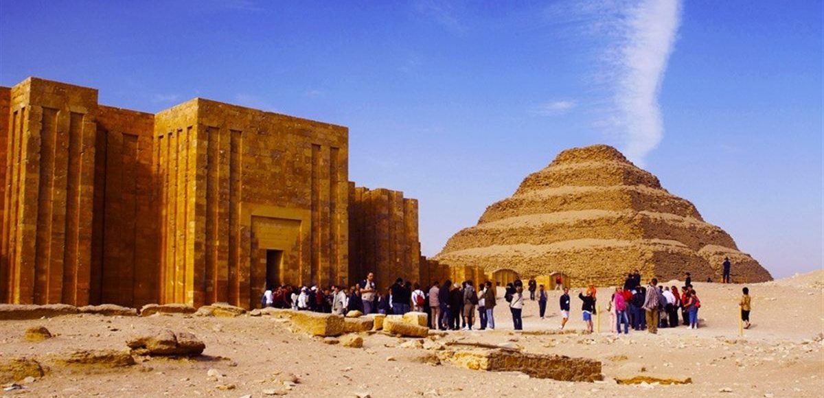 Step Pyramid of Djoser at Saqqara near Cairo